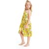 imageGirl Hawaiian Halter Dress in Red SunsetGarden Poppy Yellow
