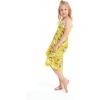 imageGirl Hawaiian Halter Dress in Red SunsetGarden Poppy Yellow