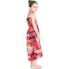 imageGirl Hawaiian Halter Dress in Red SunsetRed Sunset