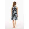 imageGirl Hawaiian Round Neck with Ruffle Dress in Day Dream BloomMidnight Bloom