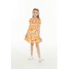 imageGirl Hawaiian Simple Muumuu Dress in Classic HibiscusClassic Hibiscus Orange