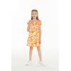 imageGirl Hawaiian Simple Muumuu Dress in Classic HibiscusClassic Hibiscus Orange