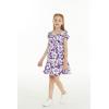 imageGirl Hawaiian Simple Muumuu Dress in Classic HibiscusClassic Hibiscus Purple