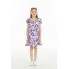 imageGirl Hawaiian Simple Muumuu Dress in Classic HibiscusClassic Hibiscus Purple