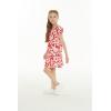 imageGirl Hawaiian Simple Muumuu Dress in Classic HibiscusClassic Hibiscus Red