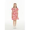 imageGirl Hawaiian Simple Muumuu Dress in Classic HibiscusClassic Hibiscus Red