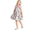 imageGirl Hawaiian Vintage Fit and Flare Dress in Flamingo in LoveFlamingo in Love
