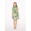 imageGirl Hawaiian Vintage Fit and Flare Dress in Flamingo in LoveShirt Dress in Bird of Paradise