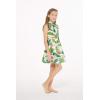 imageGirl Hawaiian Vintage Fit and Flare Dress in Flamingo in LoveShirt Dress in Bird of Paradise