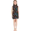 imageGirl Hawaiian Vintage Fit and Flare Dress in Flamingo in LoveShirt Dress in Flamingo Party Black