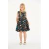 imageGirl Hawaiian Vintage Fit and Flare Dress in Vintage Tropical ToileFlamingo Party Black