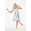 imageGirl Hawaiian Vintage Fit and Flare Dress in Vintage Tropical ToileVintage Tropical Toile