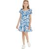 imageGirl Hawaiian Simple Muumuu Dress in Classic HibiscusClassic Hibiscus Blue