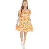 imageGirl Hawaiian Simple Muumuu Dress in Classic HibiscusClassic Hibiscus Orange