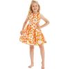 Classic Vintage Hibiscus in Orange