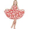 Classic Vintage Hibiscus in Red