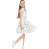 imageGirl Hawaiian Vintage Fit and Flare Dress in Flamingo in LoveShirt Dress in Tropical Toile