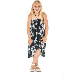 imageGirl Hawaiian Halter Dress in Day Dream BloomMidnight Bloom