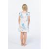 imageGirl Hawaiian Short Sleeve Simple Muumuu Ruffle Dress in Sandy BeachSandy Beach