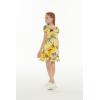 imageGirl Hawaiian Simple Muumuu Dress in Sunset and DolphinSunset and Dolphin Yellow