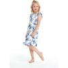 imageGirl Ruffle Wrap Hawaiian Luau Dress in Day Dream BloomDay Dream Bloom