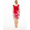 imageGirl Ruffle Wrap Hawaiian Luau Dress in IndriIndri Pink