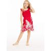 imageGirl Ruffle Wrap Hawaiian Luau Dress in IndriIndri Pink