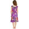 imageGirl Ruffle Wrap Hawaiian Luau Dress in Pretty Tropical FloralPretty Tropical Purple