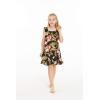 imageGirl Ruffle Wrap Hawaiian Luau Dress in RafelsiaRafelsia Black