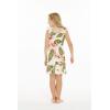 imageGirl Ruffle Wrap Hawaiian Luau Dress in RafelsiaRafelsia Cream