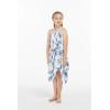 imageGirl Gypsy Uneven Bottom Hawaiian Luau Dress in Sandy BeachDay Dream Bloom