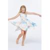 imageGirl Gypsy Uneven Bottom Hawaiian Luau Dress in Sandy BeachSandy Beach