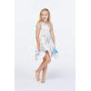 imageGirl Gypsy Uneven Bottom Hawaiian Luau Dress in Sandy BeachSandy Beach