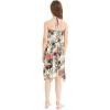 imageGirl Gypsy Uneven Bottom Hawaiian Luau Dress in Sandy BeachSunset Neon Pastel