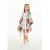 imageGirl Hawaiian Beach Luau Wrap Kimono Dress in Sunset Neon PastelPink