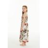 imageGirl Hawaiian Maxi Tiered Dress in SunsetNeon Sunset