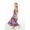 imageGirl Hawaiian Maxi Tiered Dress in SunsetSunset Purple