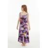 imageGirl Hawaiian Maxi Tiered Dress in SunsetSunset Purple
