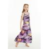 imageGirl Hawaiian Maxi Tiered Dress in SunsetSunset Purple