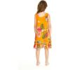 imageGirl Hawaiian Tank Ruffle Edge Dress in Pretty TropicalPretty Tropical in Orange