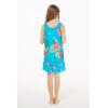 imageGirl Hawaiian Tank Ruffle Edge Dress in Pretty TropicalPretty Tropical in Turquoise