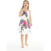 imageGirl Hawaiian Tank Ruffle Edge Dress in Pretty TropicalPretty Tropical in White