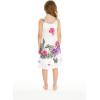 imageGirl Hawaiian Tank Ruffle Edge Dress in Pretty TropicalPretty Tropical in White