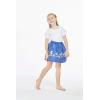 imageGirl Print Skirt with Elastic Waist in Diamond Head with Palms in NavyDiamond Head Palms Beach in Navy