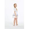 imageGirl Print Skirt with Elastic Waist in Diamond Head with Palms in NavyDiamond Head Palms Beach in White