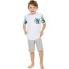 imageMatching Boy and Girl Siblings Hawaiian Luau Tutu Top and TShirt in Mint ForestMint Forest Light Green Tutu