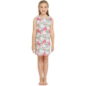 imageGirl Hawaiian Tank Dress in Flamingo in LoveFlamingo in Love