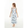imageGirl Hawaiian Maxi Tiered Dress in Day Dream BloomDay Dream Bloom