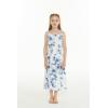 imageGirl Hawaiian Maxi Tiered Dress in Day Dream BloomDay Dream Bloom