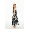 imageGirl Hawaiian Maxi Tiered Dress in Day Dream BloomMidnight Bloom